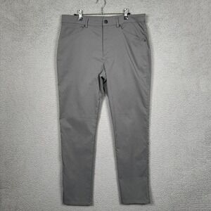 Myles Pants Mens‎ 35x32 Gray Chino Office Athleisure Performance Preppy Business
